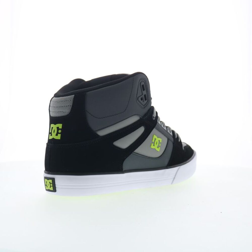 DC Mens Pure High Top WC Gray Shoes (NWT) - Picture 7 of 7